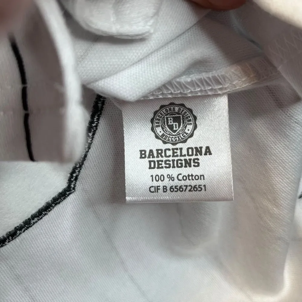 Barcelona #55 Jersey XSMALL Varsity Collection BD1899 Cotton Double Sided - Picture 4 of 7